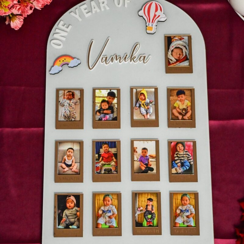 Baby Photo Board-Arch Shape